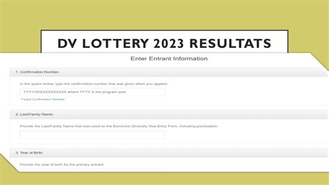 dv lottery 2024 official website|dvprogram state 2023.